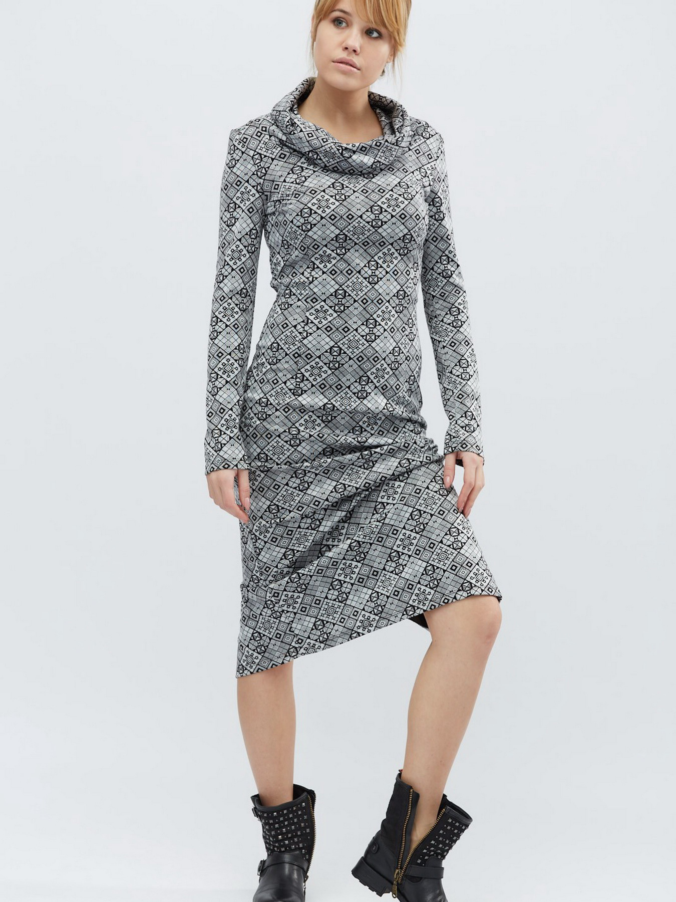 Платье миди CARICA модель KP58174 Фото