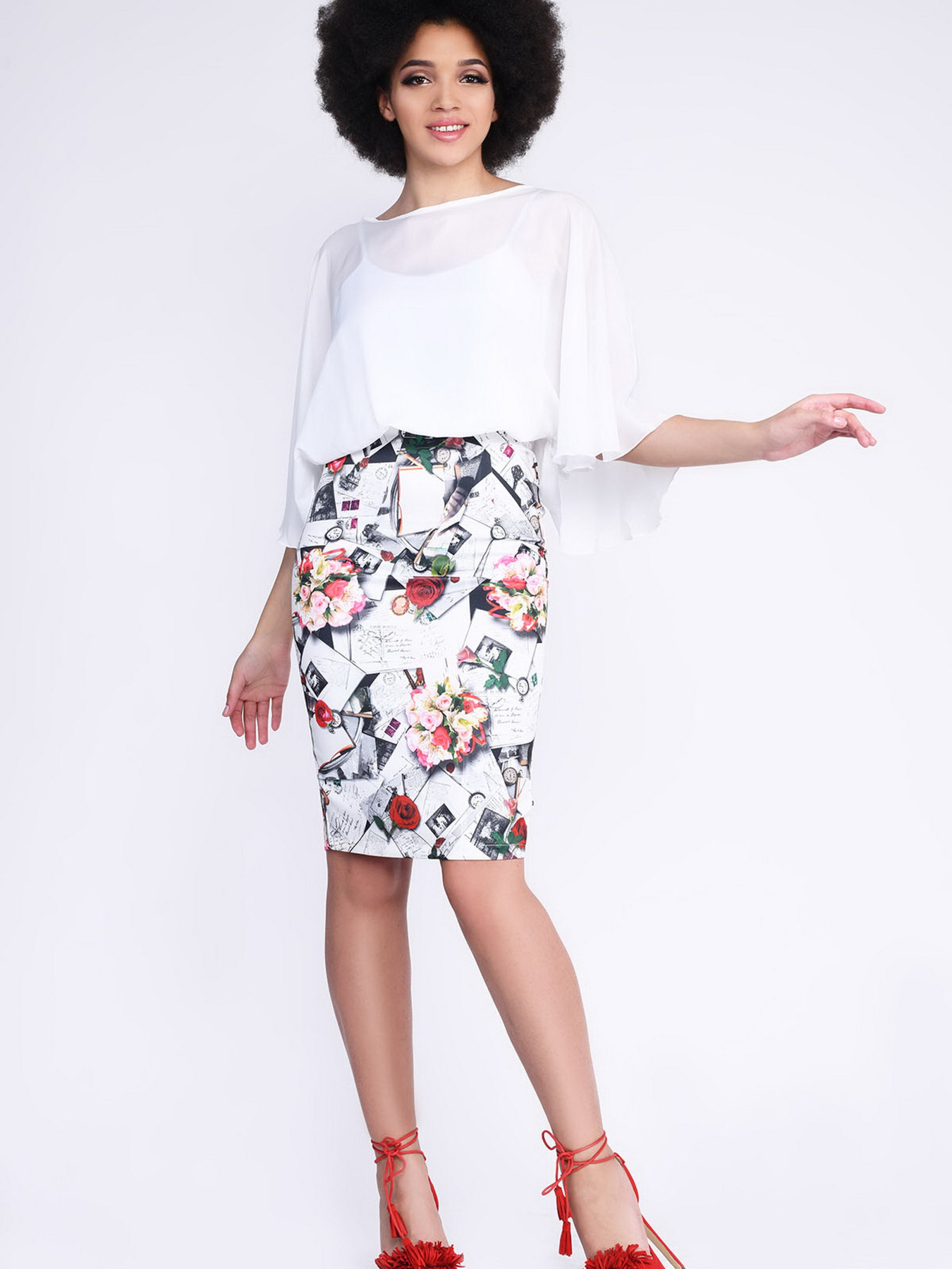 Платье мини CARICA модель KP58924 Фото