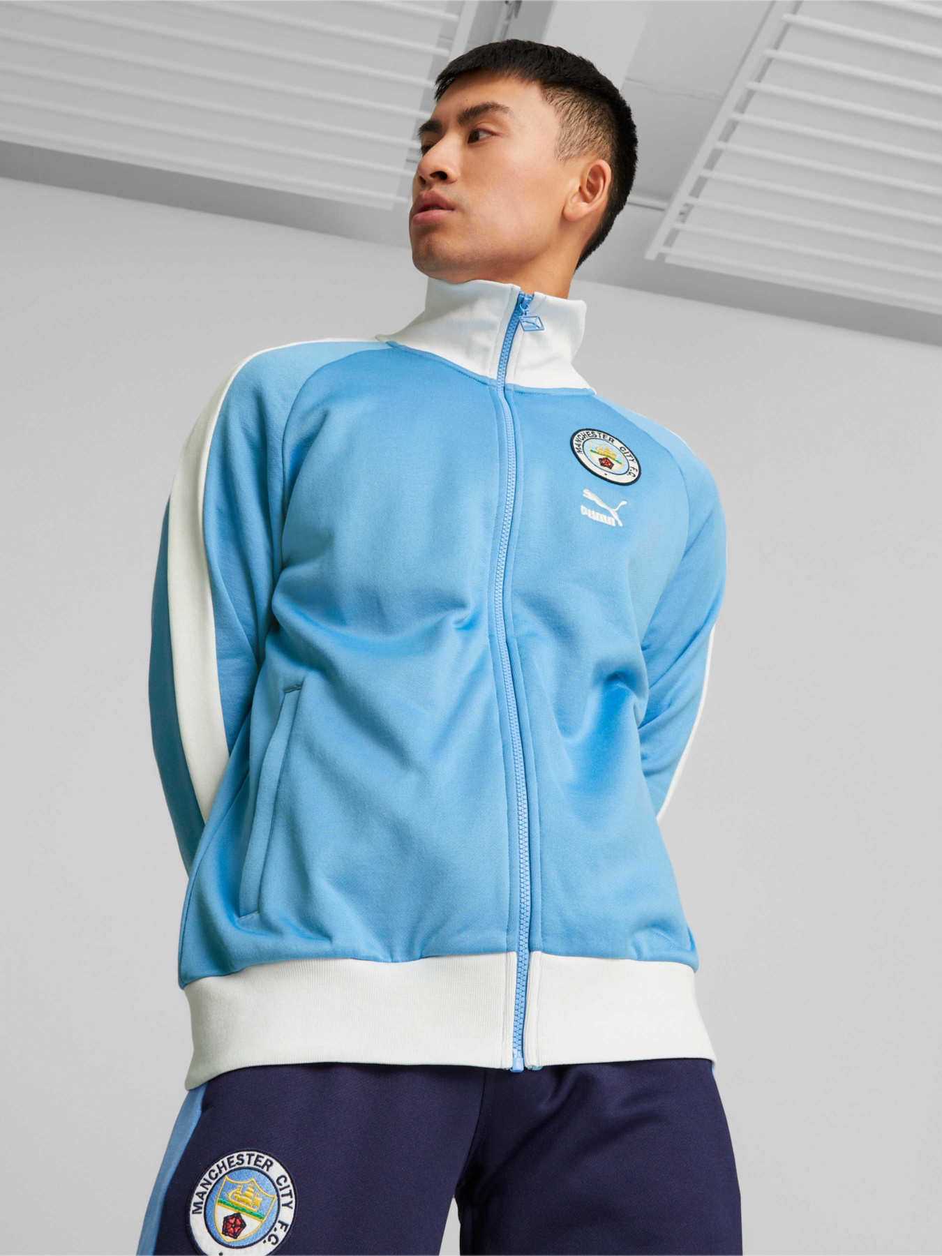 Кофта спортивна PUMA Mcfc Ftblheritage T7 Jacket модель 769496 Фото
