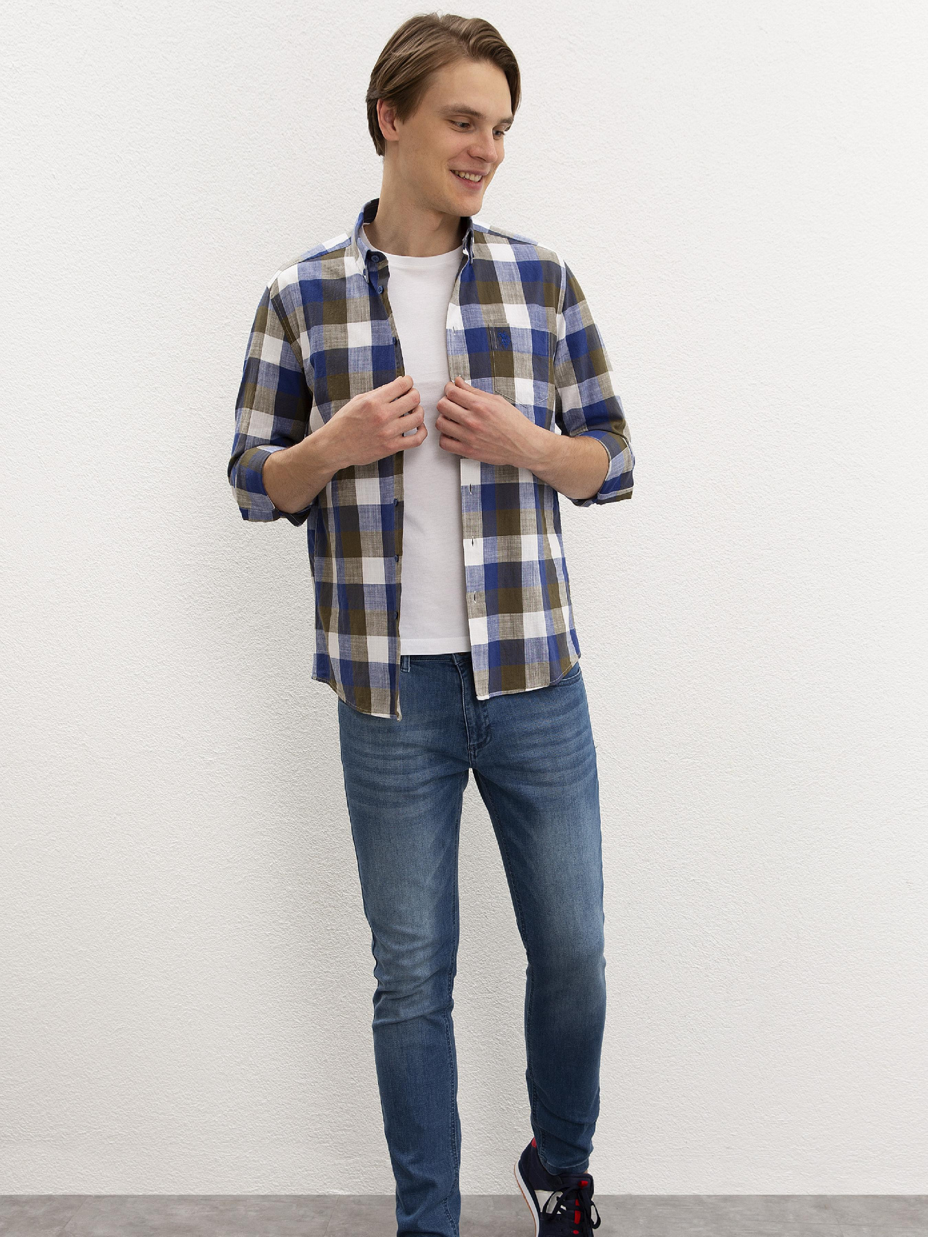 Рубашка US Polo модель G081GL004.000.988126.VR027 Фото