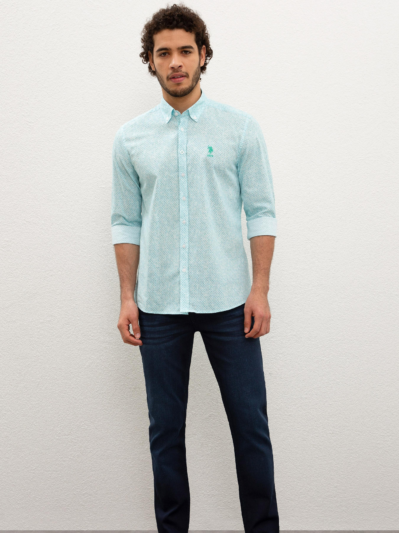 Рубашка US Polo модель G081GL004.000.988059.VR090 Фото