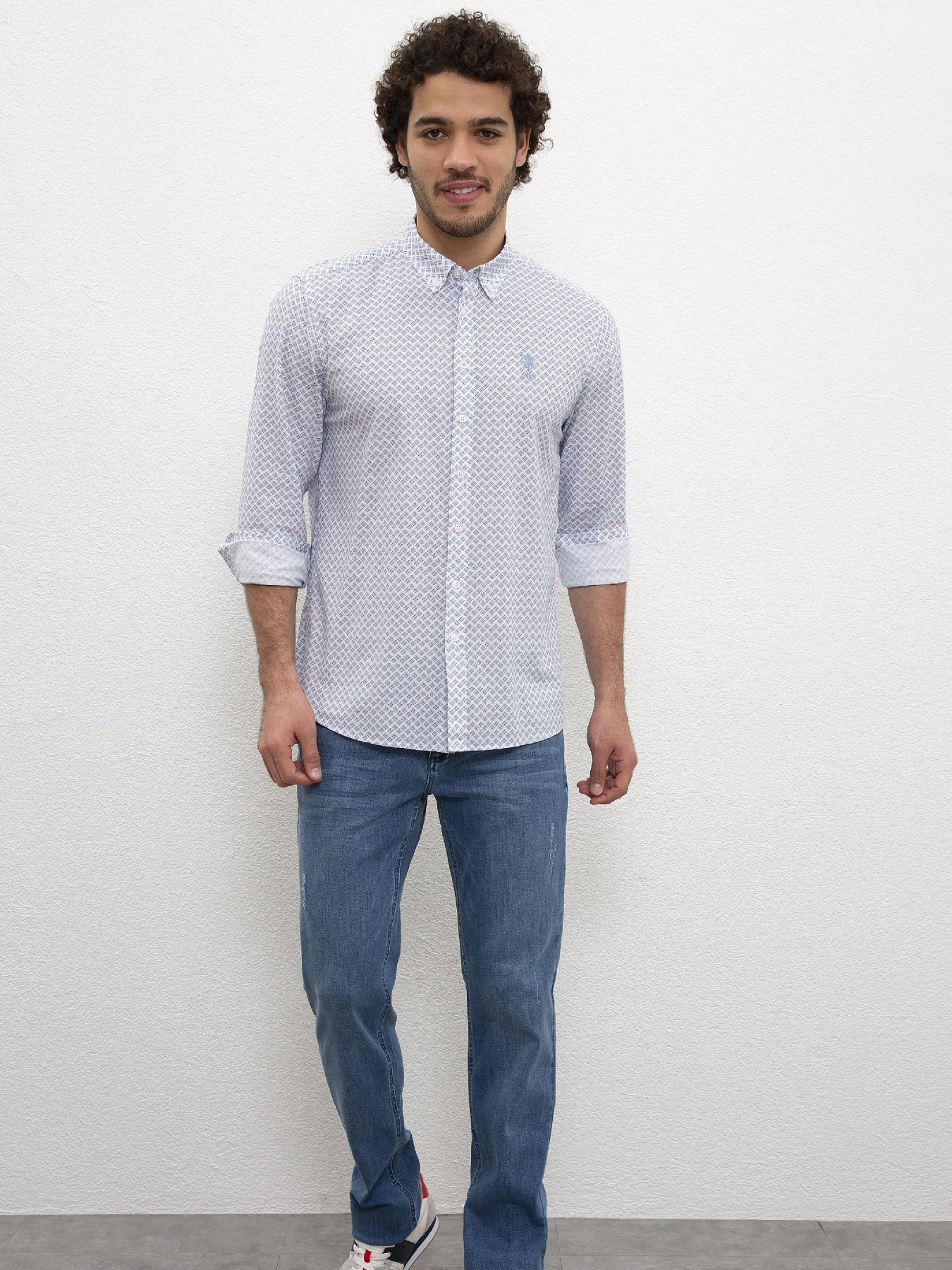 Рубашка US Polo модель G081GL004.000.987947.VR051 Фото