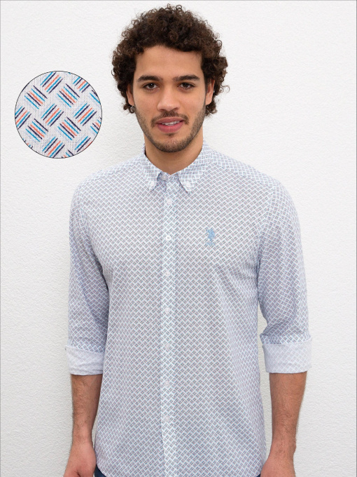 Рубашка US Polo модель G081GL004.000.987947.VR051 Фото