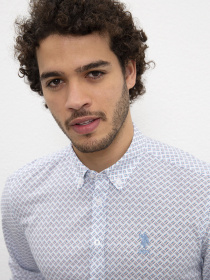 Рубашка повседневная US Polo модель G081GL004.000.987947.VR051 Фото