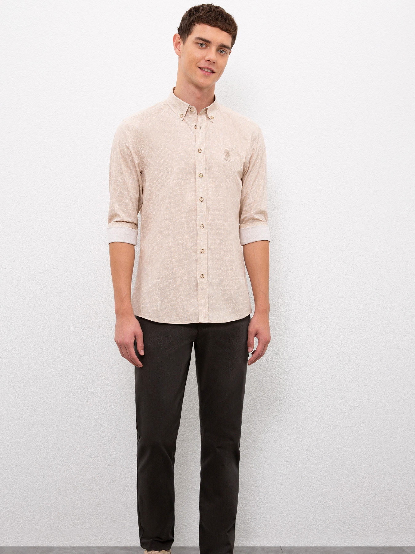 Рубашка US Polo модель G081GL004.000.991711.VR085 Фото