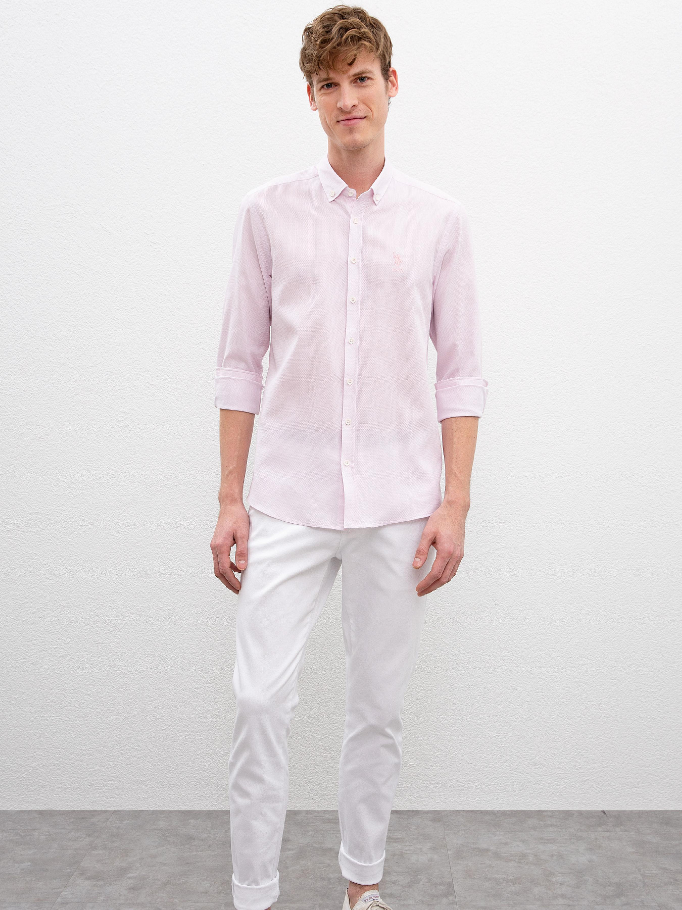 Рубашка US Polo модель G081SZ004.000.1011715.VR078 Фото