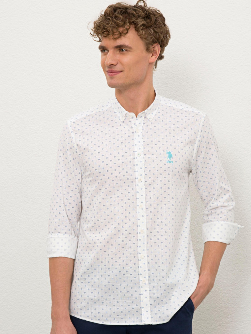 Рубашка повседневная US Polo модель G081SZ004.000.1011939.VR013 Фото