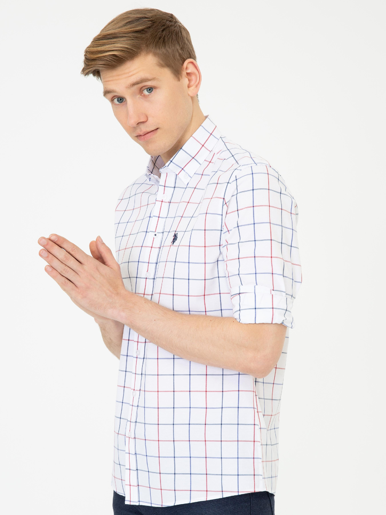 Рубашка US Polo модель G081SZ004.000.1378551.VR014 Фото