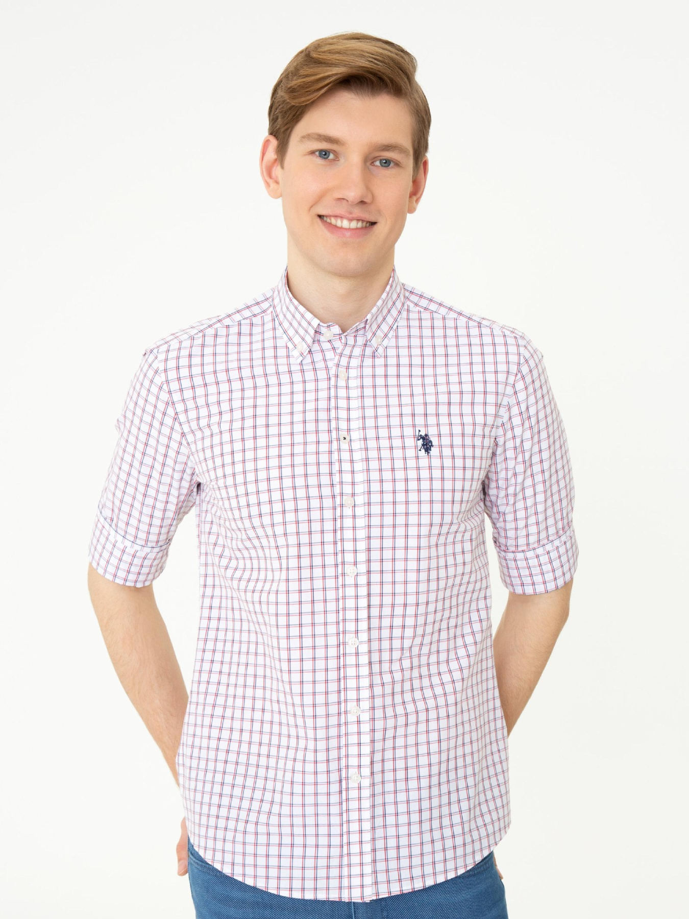 Сорочка повсякденна US Polo модель G081SZ004.000.1378555.VR030 Фото