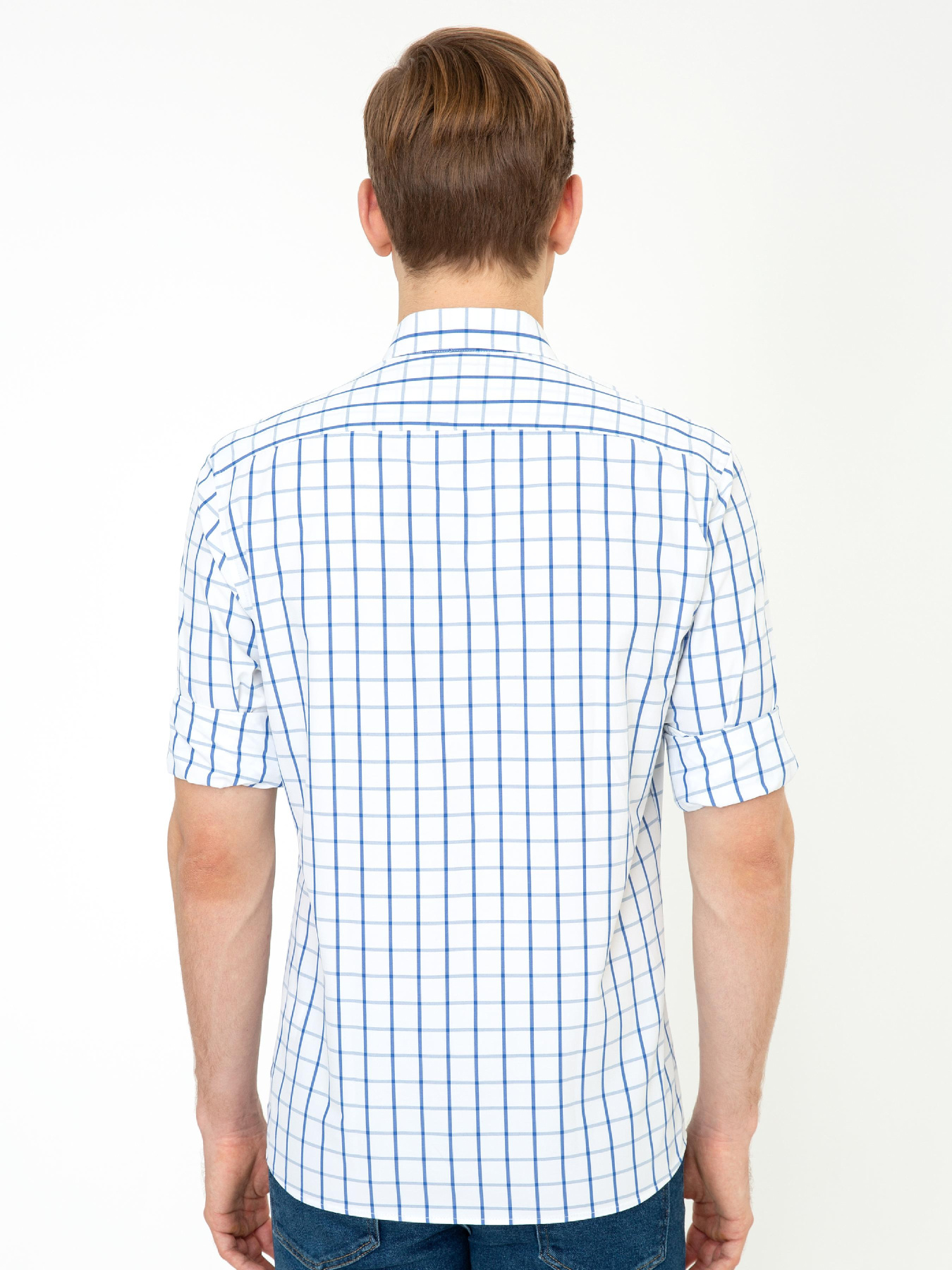 Рубашка повседневная US Polo модель G081SZ004.000.1378603.VR013 Фото