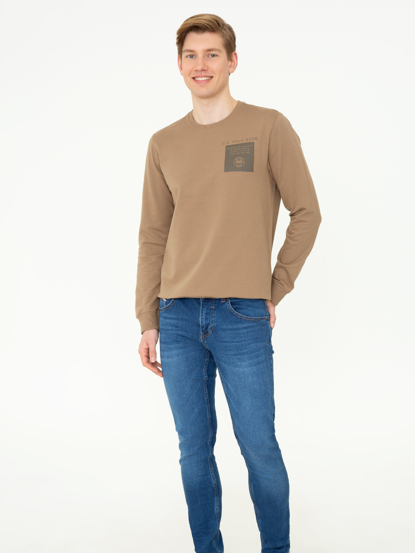 Свитшот US Polo модель G081SZ082.000.1361026.VR153 Фото