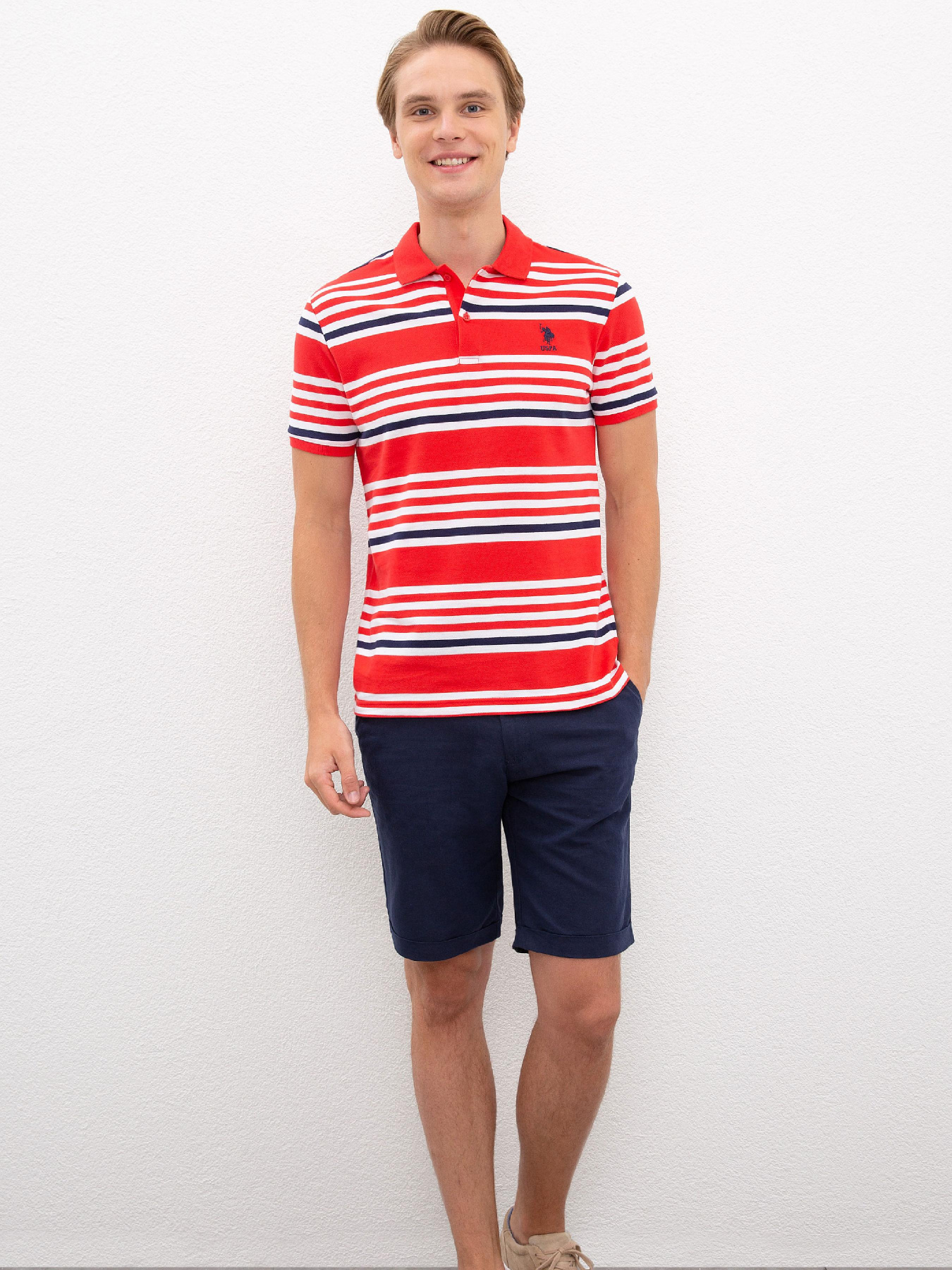 Поло US Polo модель G081GL011.000.975717.VR097 Фото