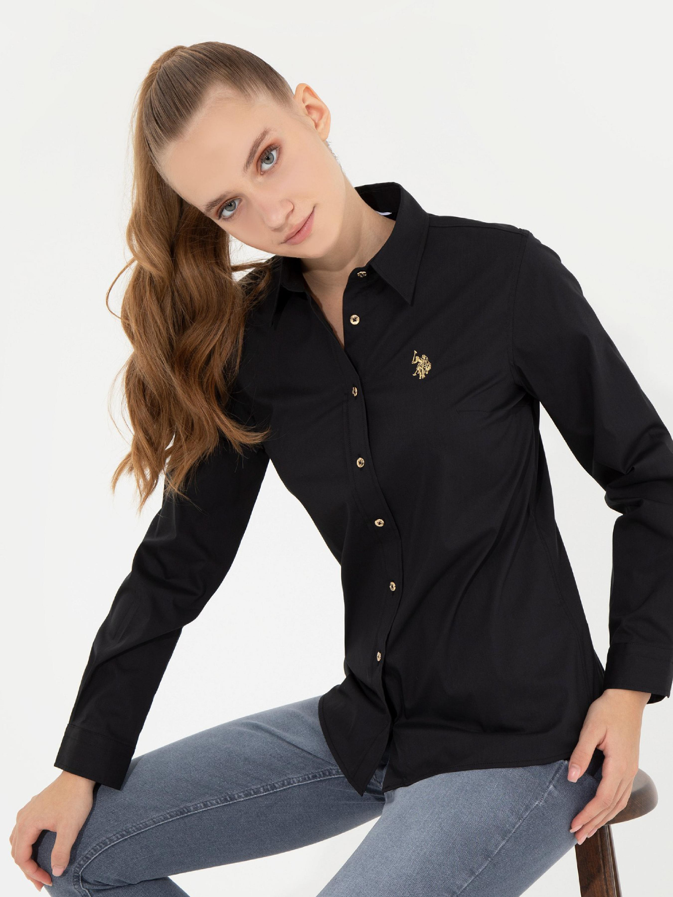 Рубашка US Polo модель G082SZ004.000.1450230.VR046 Фото