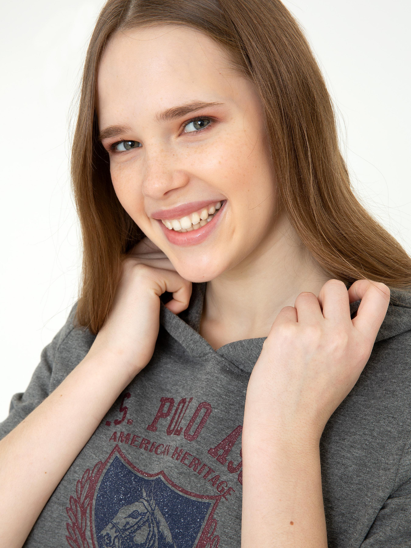 Худи US Polo модель G082GL082.000.1255436.VR081 Фото