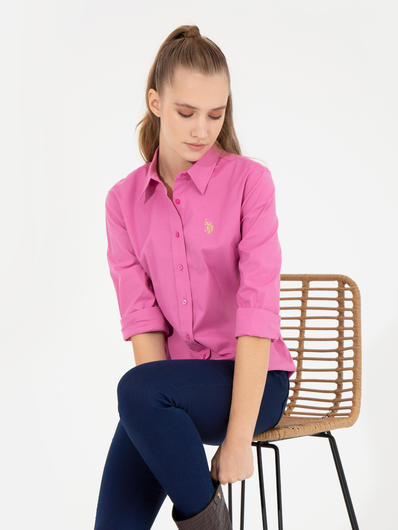 Сорочка US Polo модель G082GL004.000.1450207.VR041 Фото