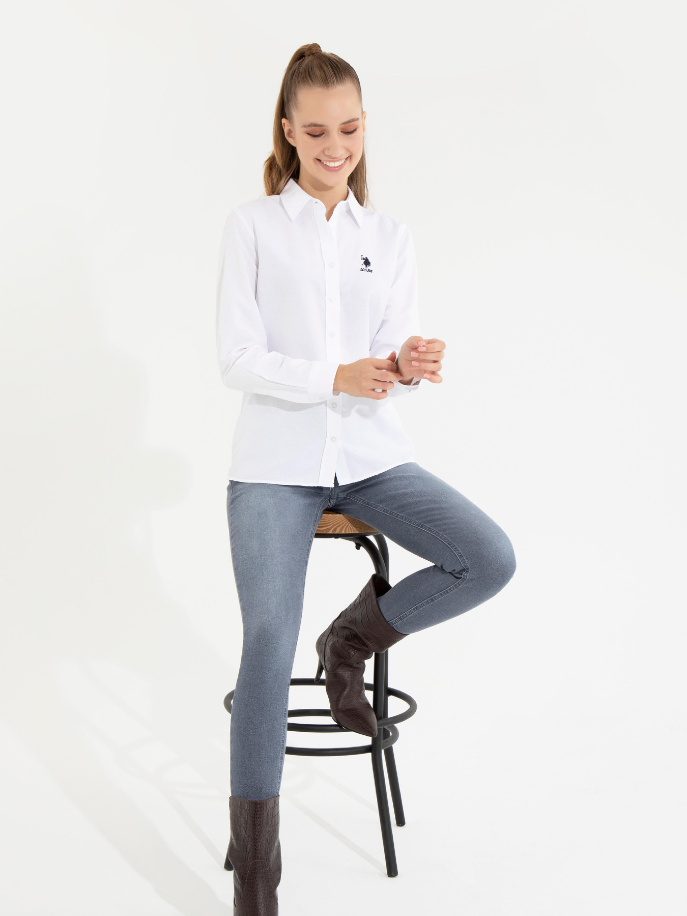 Рубашка US Polo модель G082GL004.000.1450236.VR013 Фото