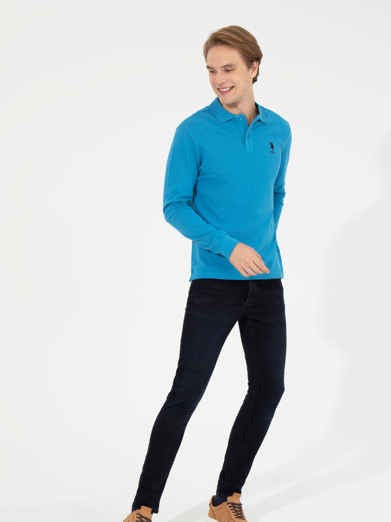 Поло US Polo модель G081SZ082.000.1454322.VR077 Фото