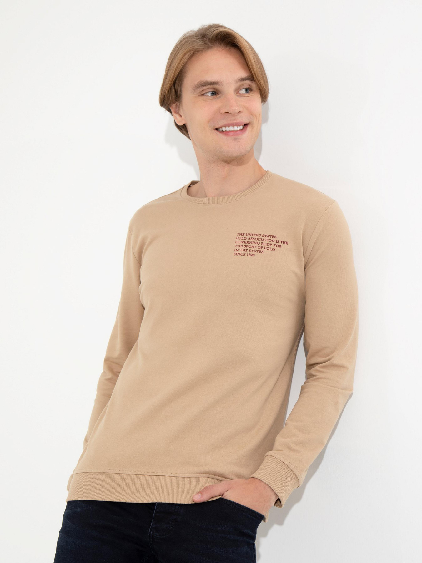 Свитшот US Polo модель G081SZ082.000.1454746.VR015 Фото