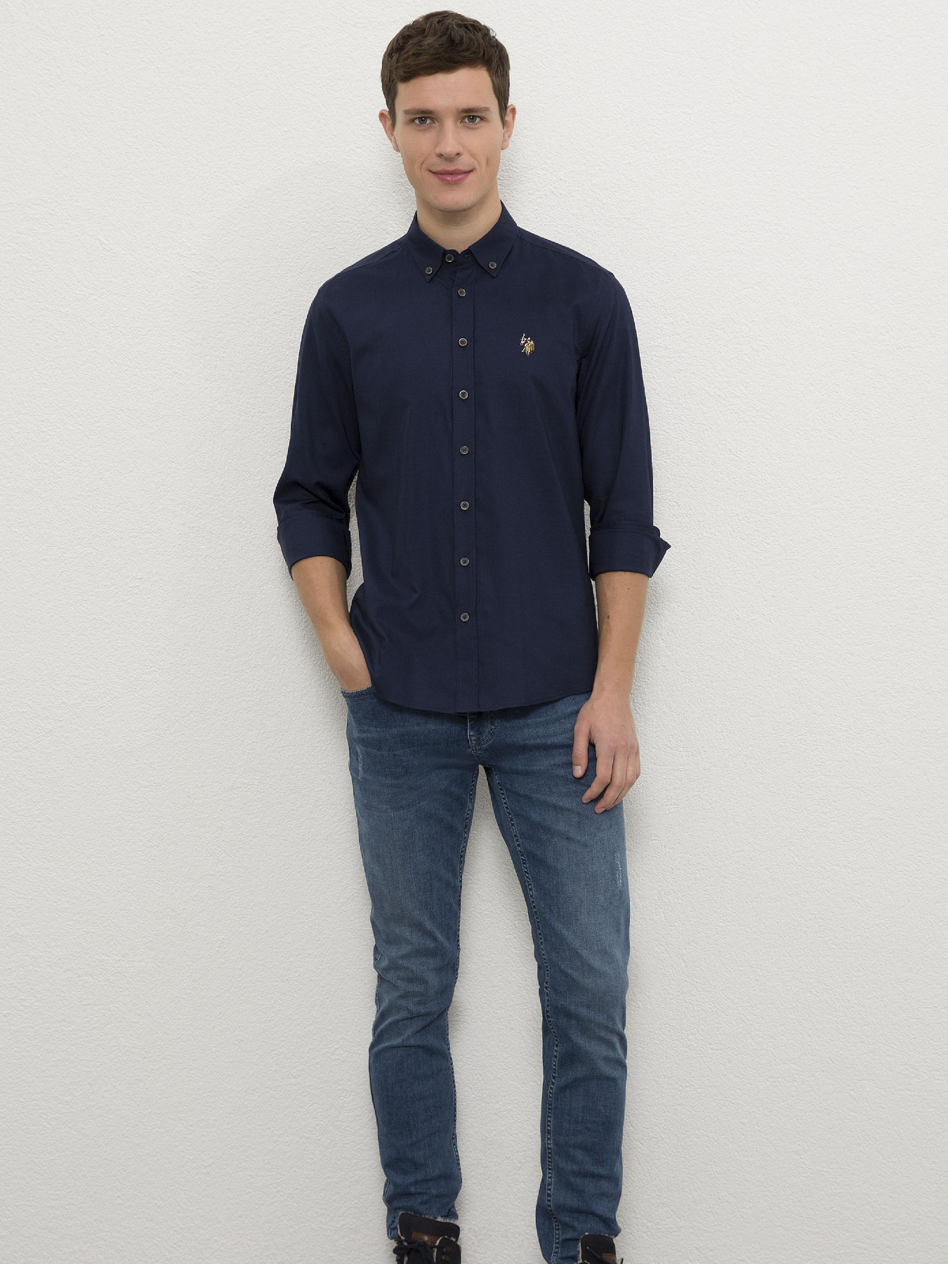 Рубашка US Polo модель G081SZ004.000.1085902.VR033 Фото