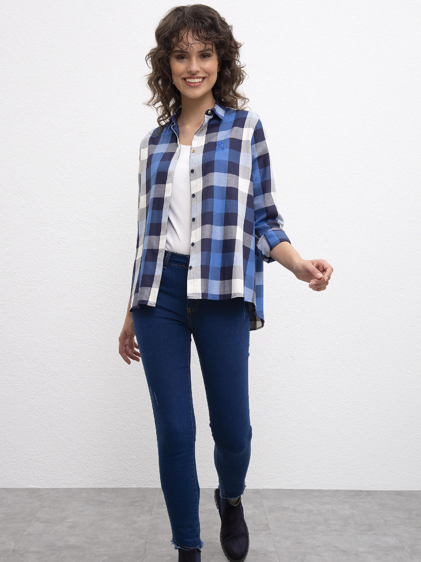 Рубашка повседневная US Polo модель G082GL004.000.846588.VR033 Фото