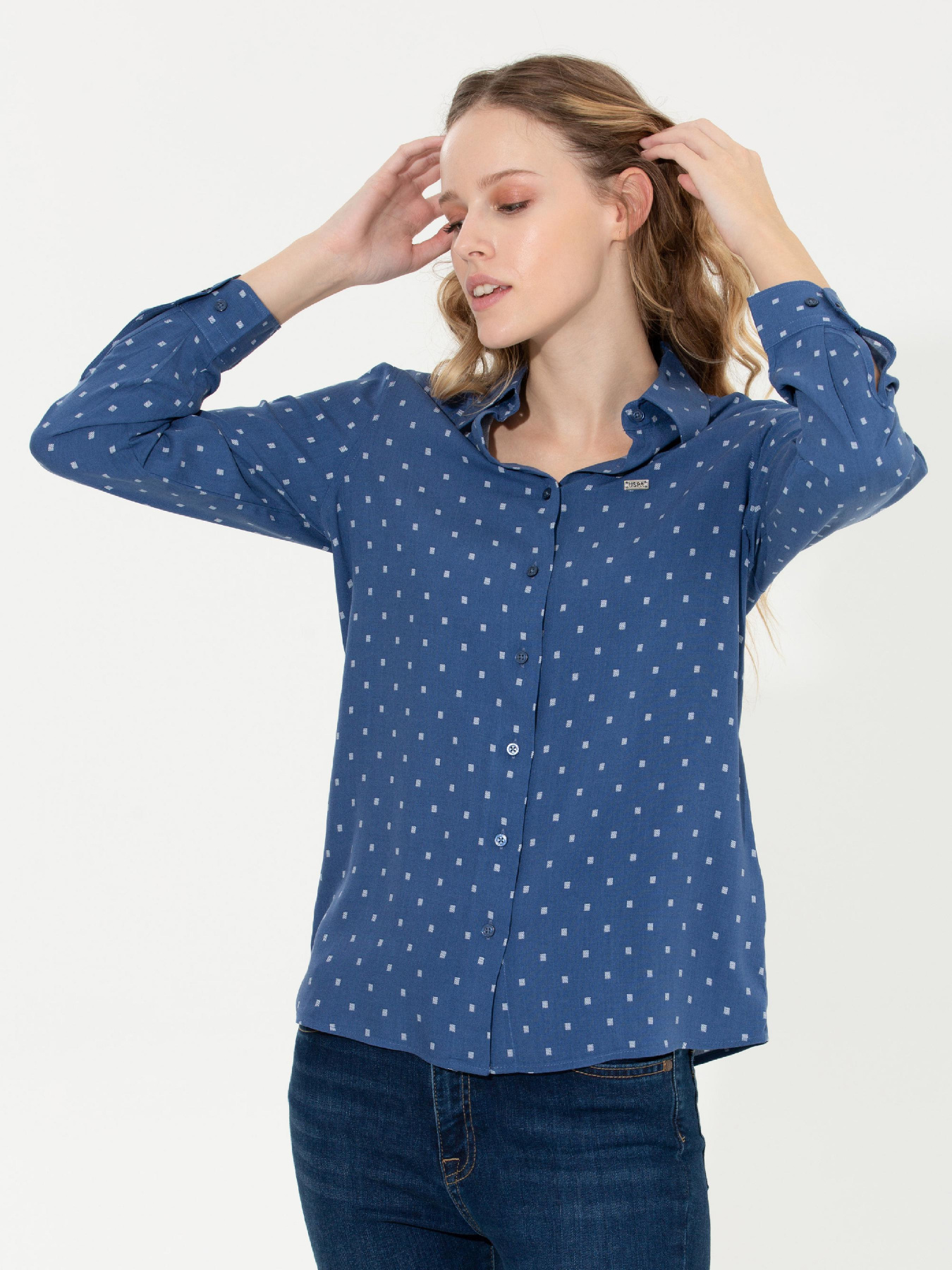 Рубашка US Polo модель G082GL004.000.1456125.VR036 Фото