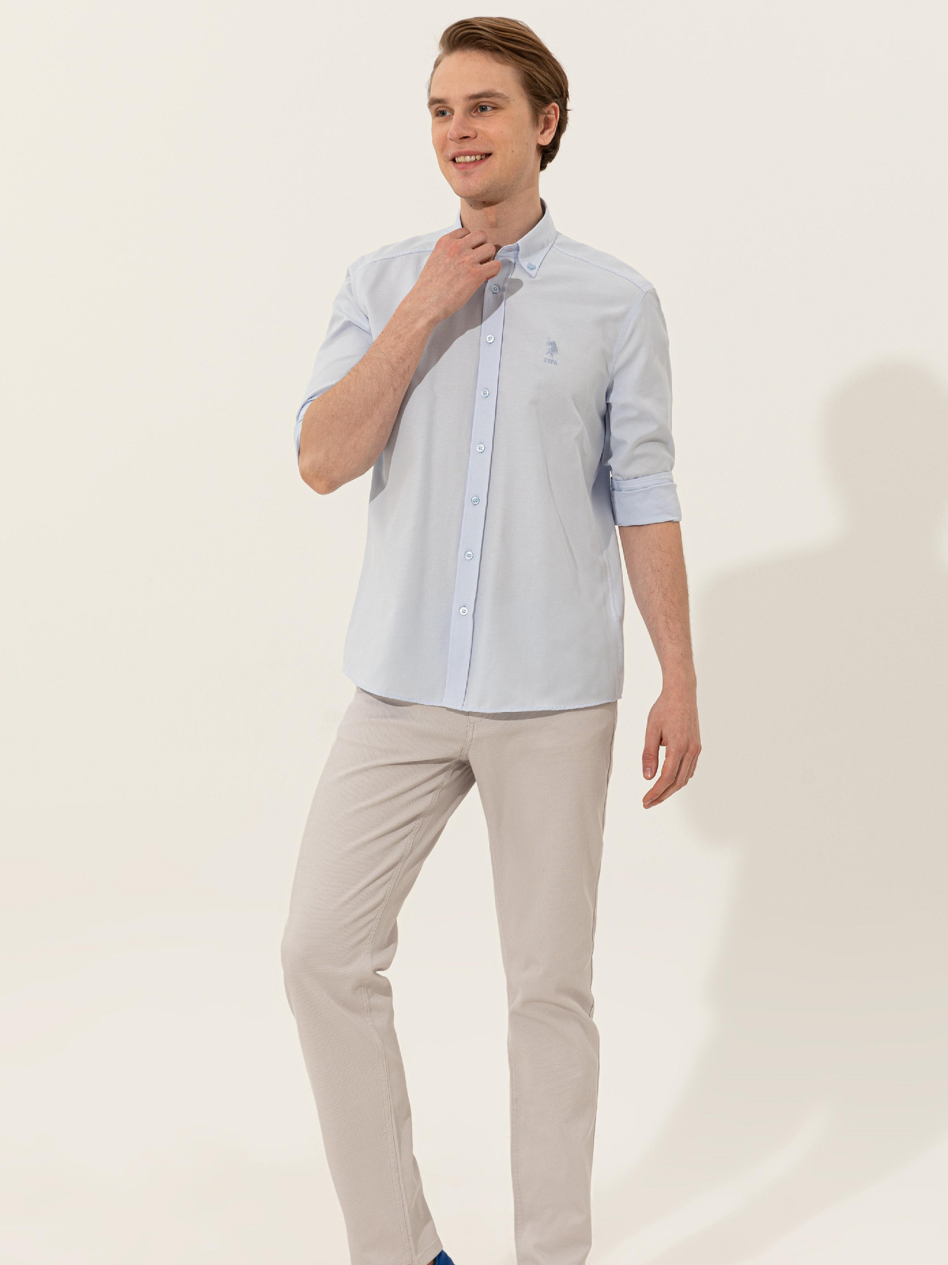 Рубашка US Polo модель G081GL004.000.1363478.VR003 Фото