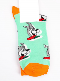 Носки ISSA Plus модель GNS-109_mint Носки ISSA Plus модель GNS-109_mint Фото