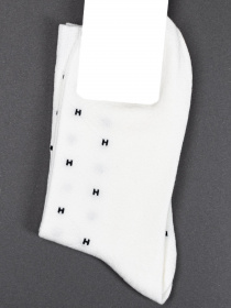 Носки ISSA Plus модель GNS-266_white Носки ISSA Plus модель GNS-266_white Фото