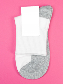 Носки ISSA Plus модель NS-268_whitegrey Носки ISSA Plus модель NS-268_whitegrey Фото