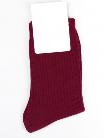 Носки ISSA Plus модель NS-272_burgundy Фото