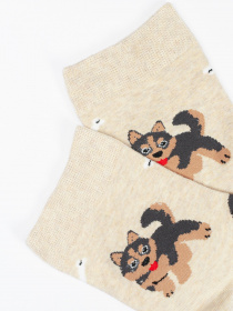 Шкарпетки ISSA Plus модель NS-275_beige Фото