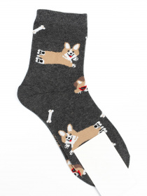 Носки ISSA Plus модель NS-275_darkgray Фото