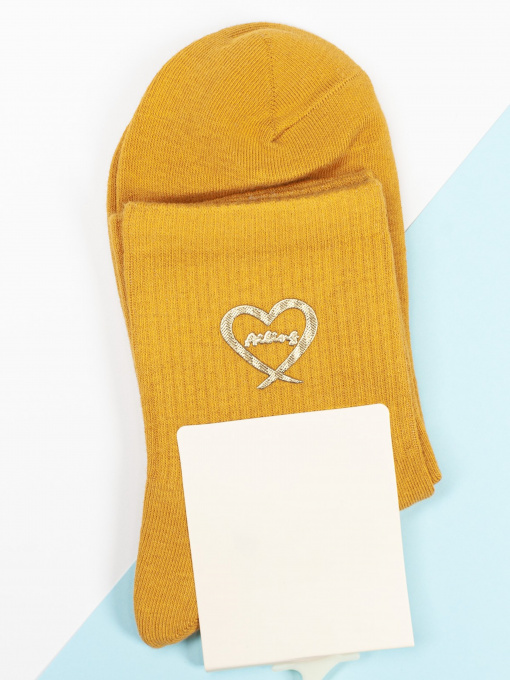 Носки ISSA Plus модель NS-277_mustard Фото