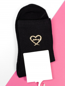 Шкарпетки ISSA Plus модель NS-277_black Фото