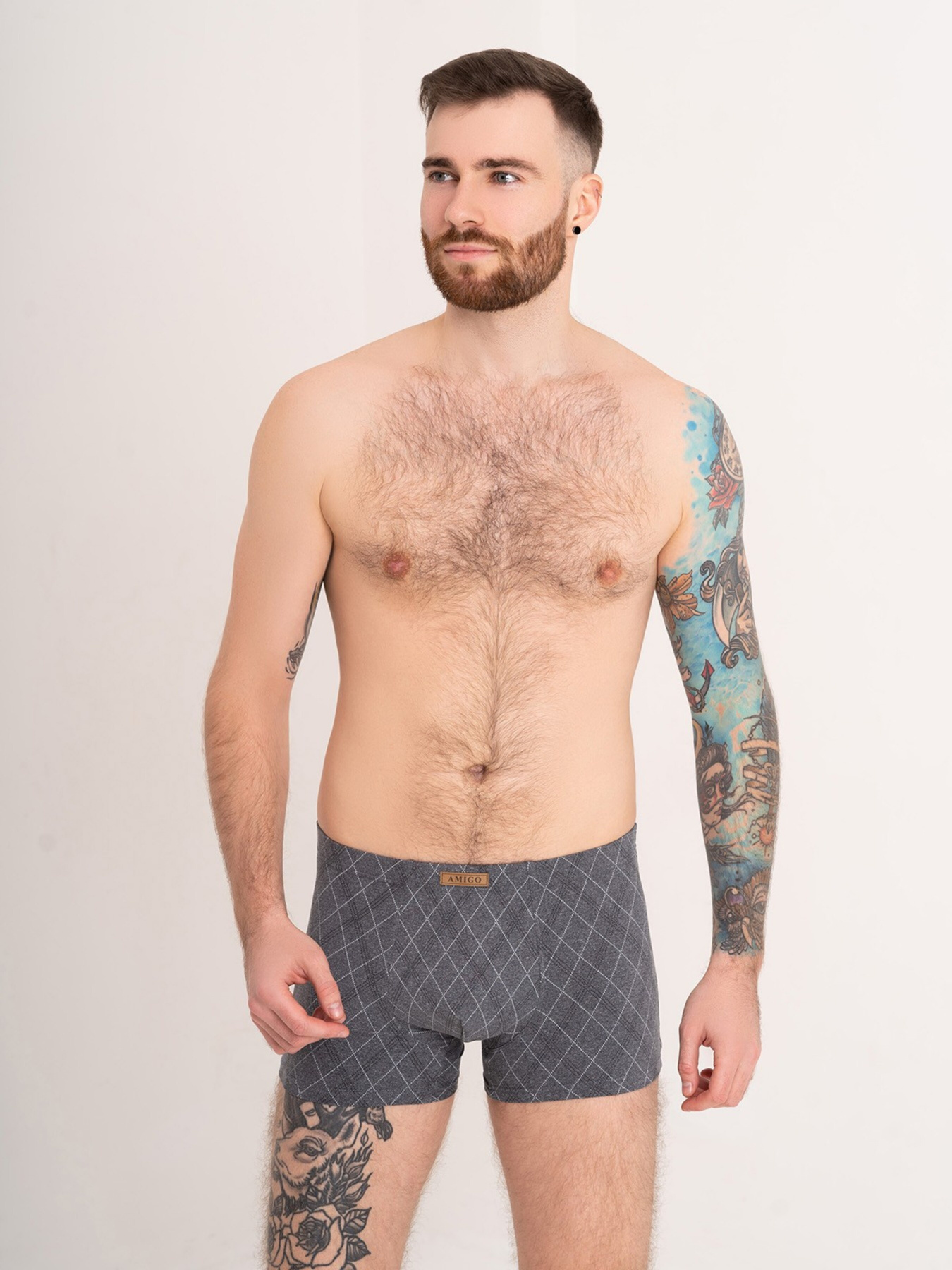 Трусы ISSA Plus модель GN5-167_grey Фото