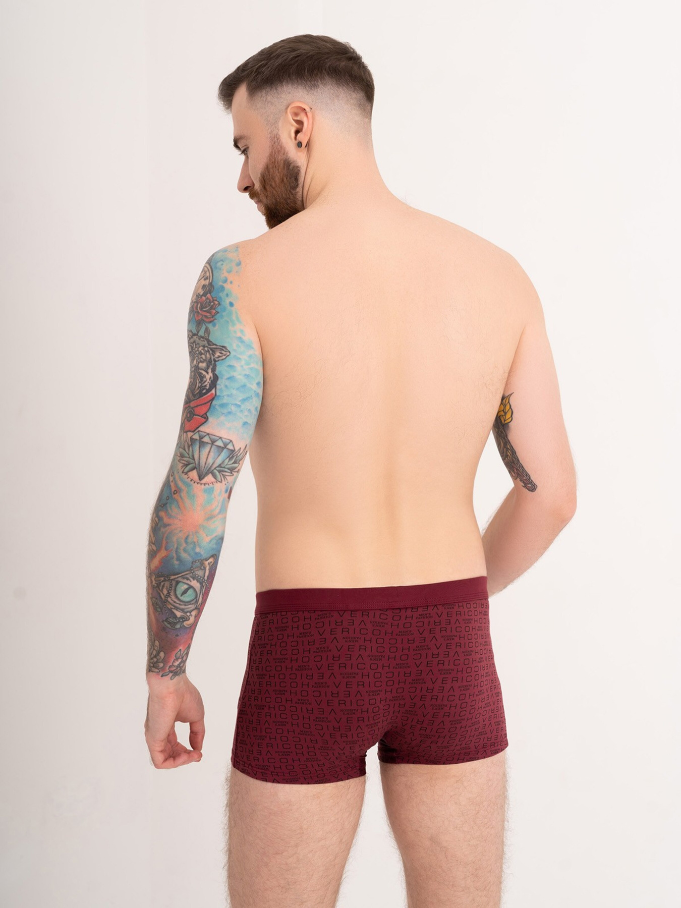 Трусы ISSA Plus модель GN5-170_burgundy Фото