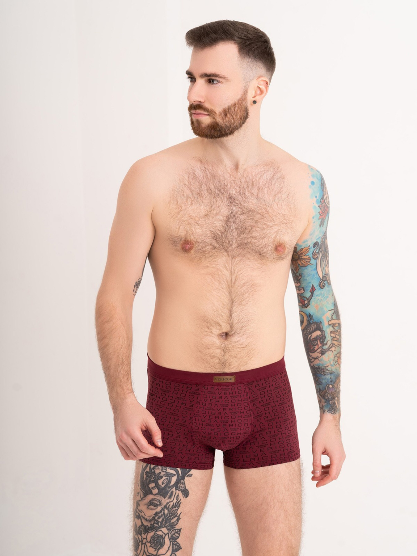 Трусы ISSA Plus модель GN5-170_burgundy Фото