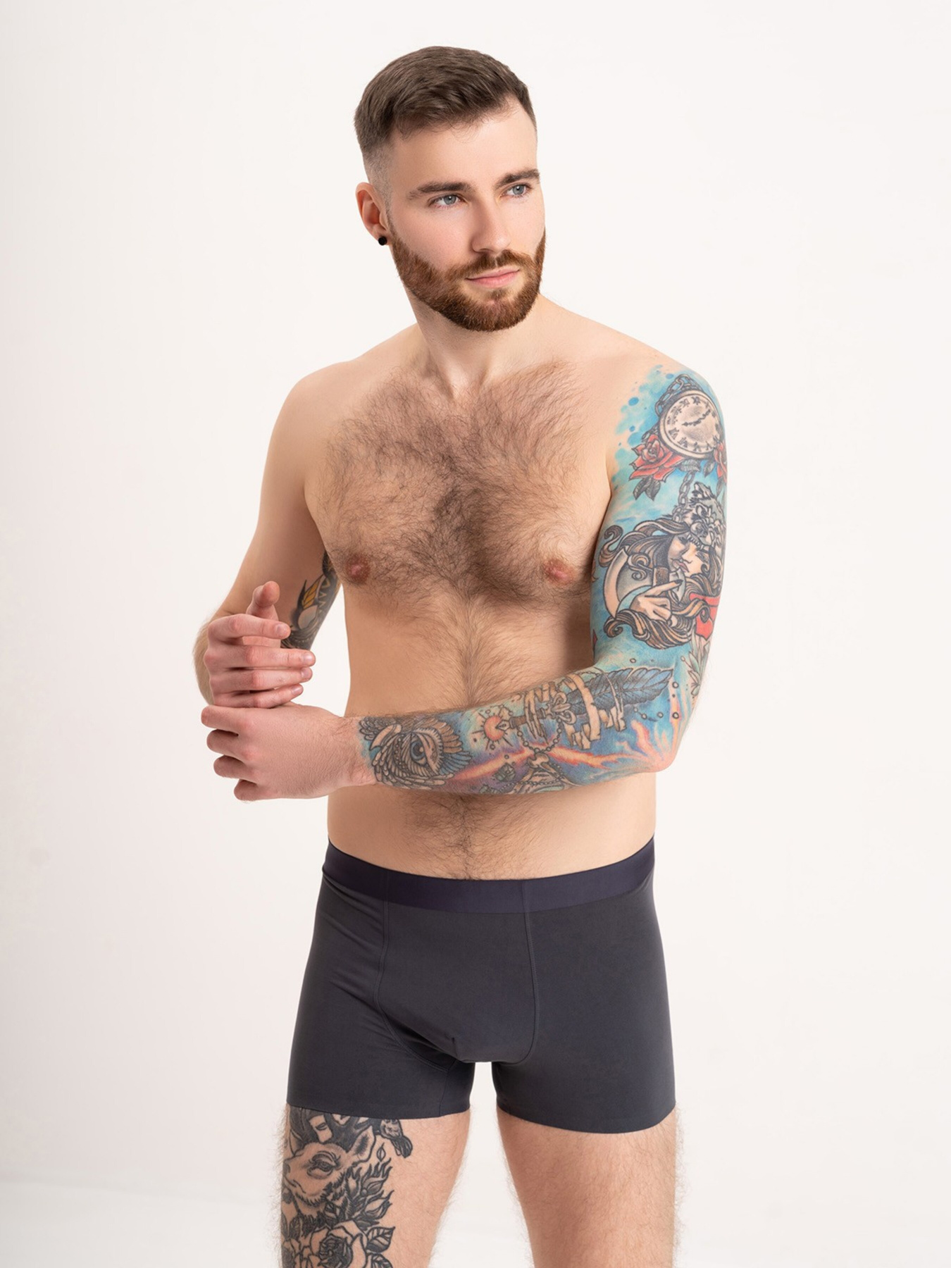 Трусы ISSA Plus модель GN5-173_grey Трусы ISSA Plus модель GN5-173_grey Фото