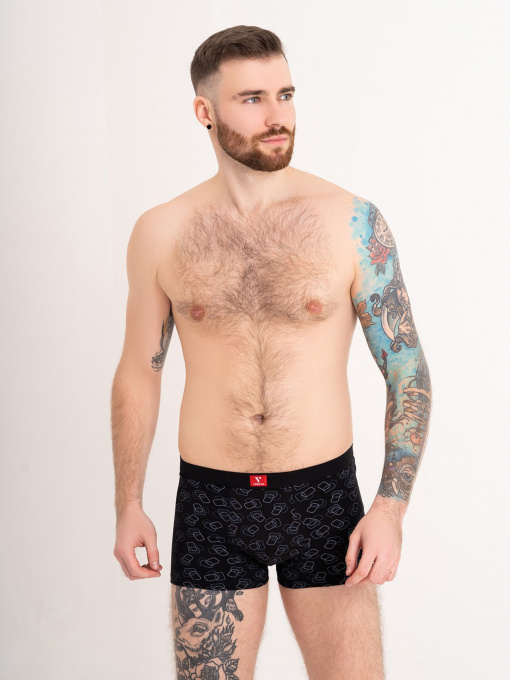 Труси ISSA Plus модель GN5-177_black Фото