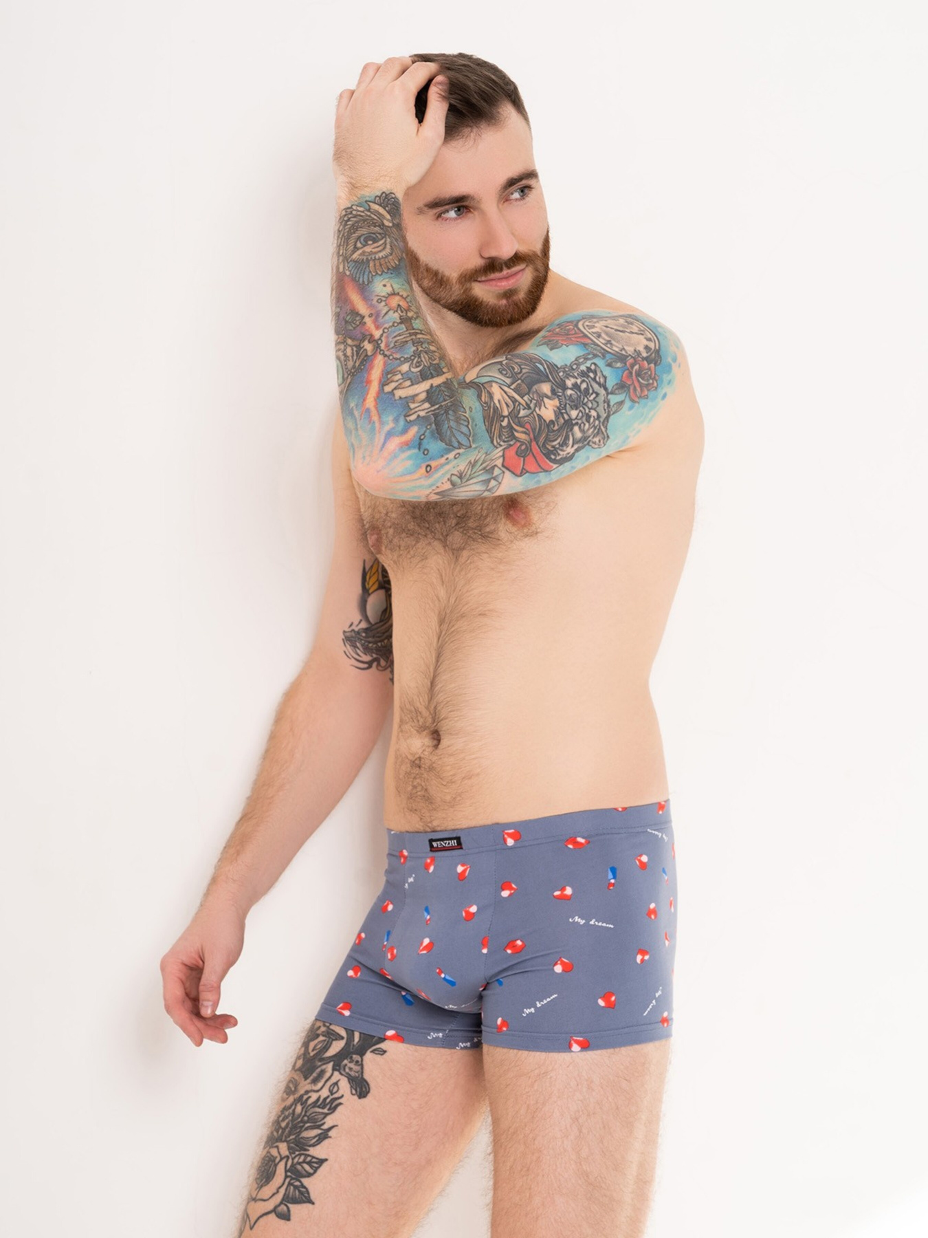 Трусы ISSA Plus модель GN5-183_grey Трусы ISSA Plus модель GN5-183_grey Фото