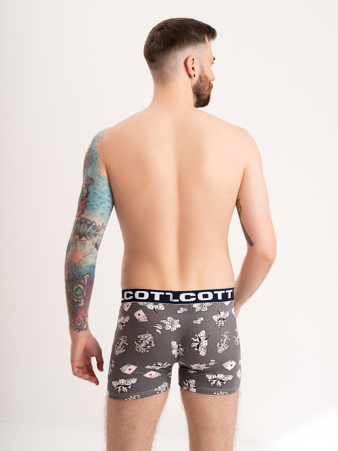 Трусы ISSA Plus модель GN5-187_grey Фото