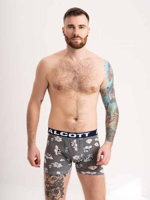 Трусы ISSA Plus модель GN5-187_grey Фото