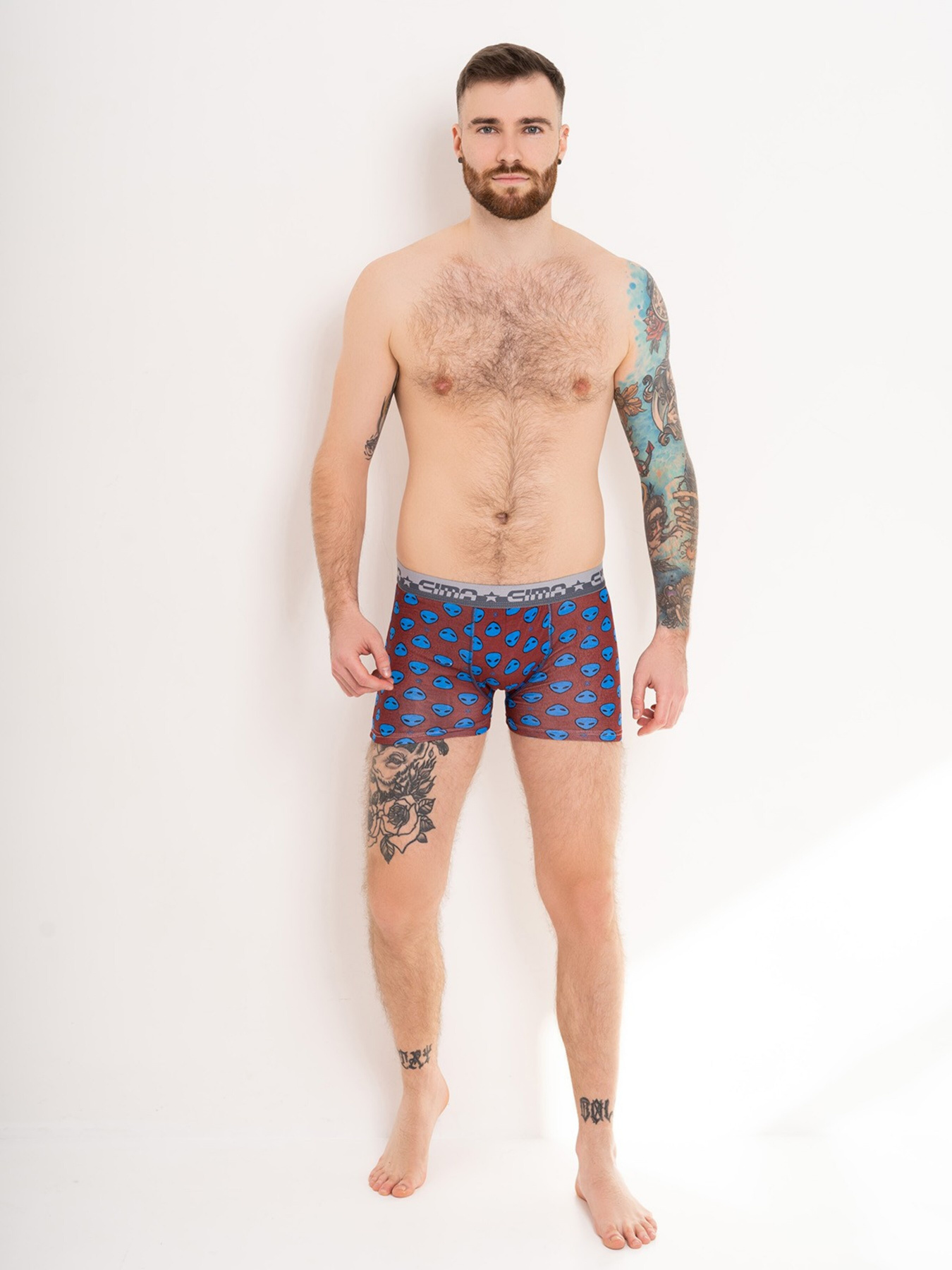 Трусы ISSA Plus модель GN5-188_burgundy Фото