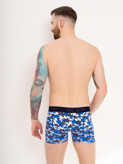 Труси ISSA Plus модель GN5-189_bluewhite — фото - INTERTOP