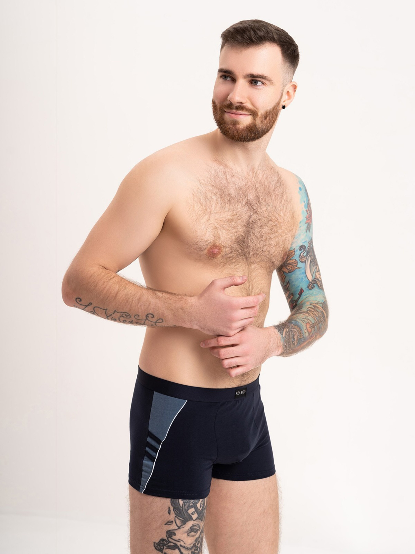 Трусы ISSA Plus модель GN5-182_darkblue Фото