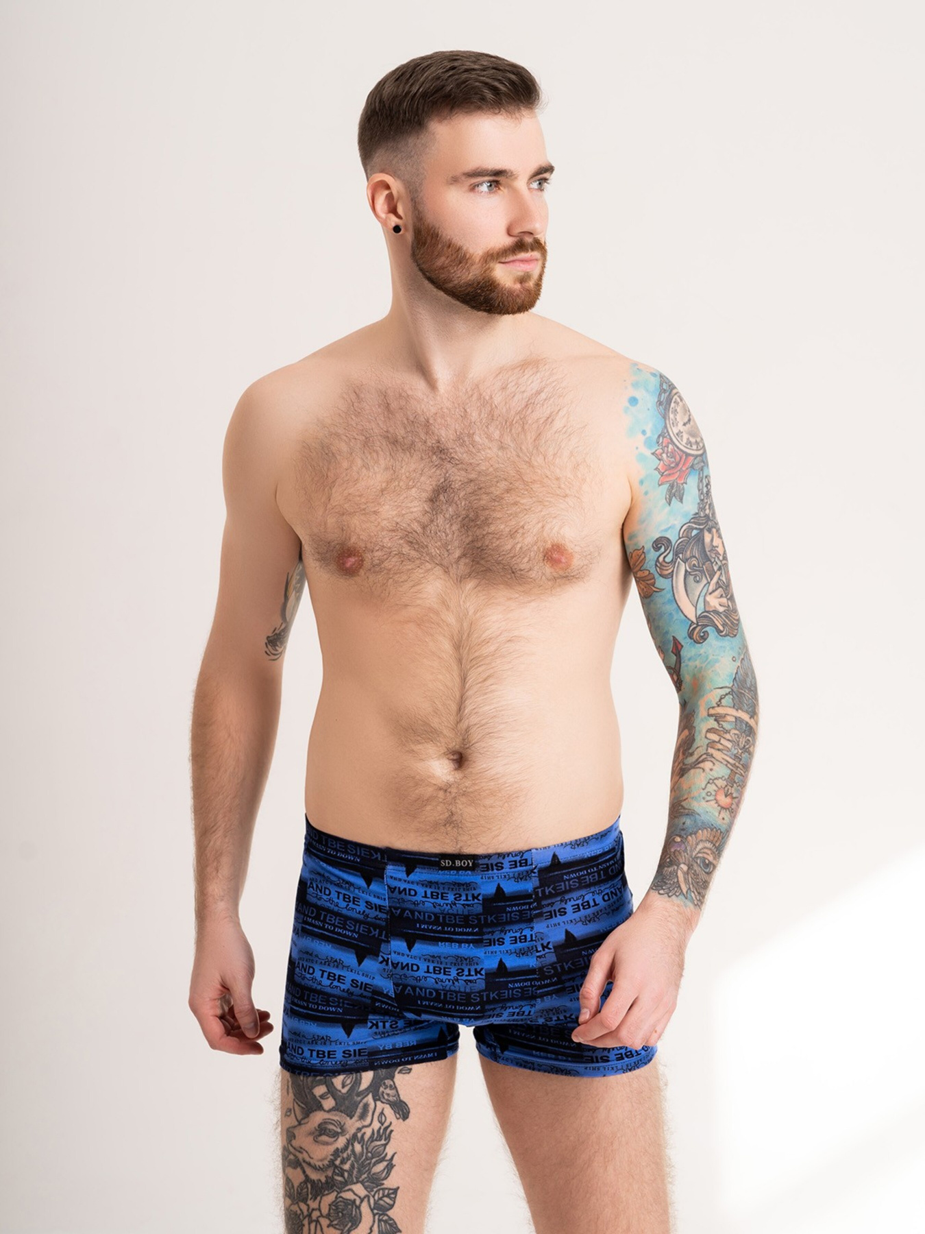 Трусы ISSA Plus модель GN5-184_blue Трусы ISSA Plus модель GN5-184_blue Фото