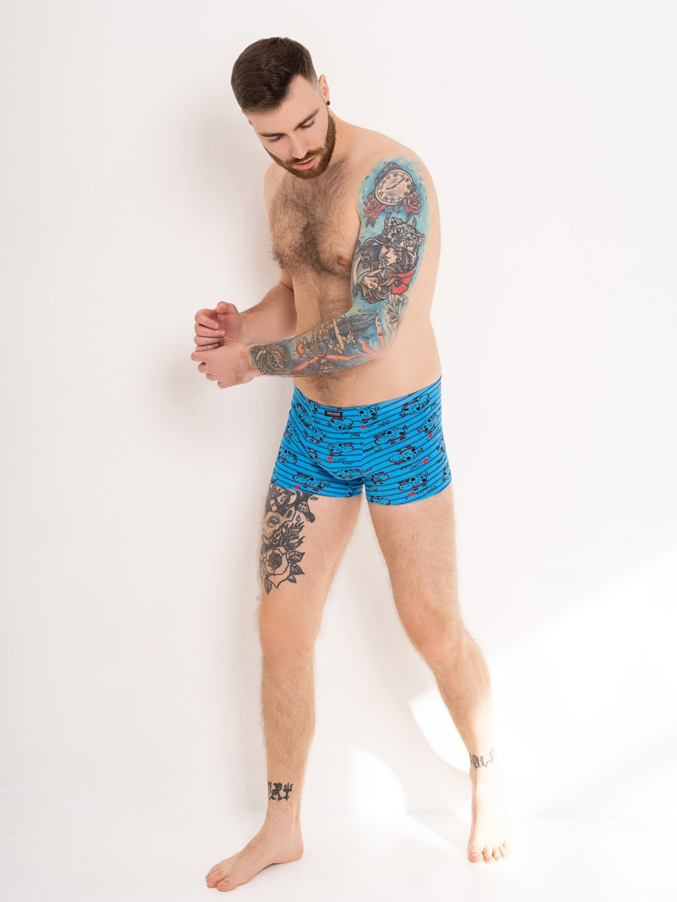 Трусы ISSA Plus модель GN5-185_lightblue Трусы ISSA Plus модель GN5-185_lightblue Фото