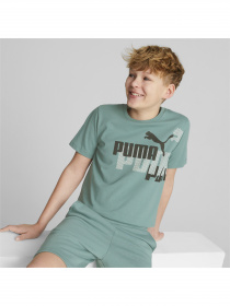 Футболка PUMA Ess+ Logo Power Tee модель 673268 Фото