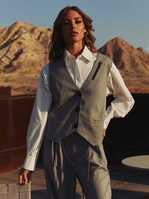 Жилет классический Gepur модель 43221 Фото