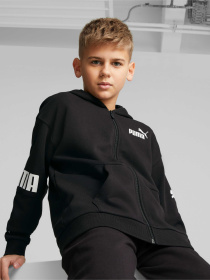 Спортивная кофта PUMA Power Fz-hoodie модель 673229 Спортивная кофта PUMA Power Fz-hoodie модель 673229 Фото